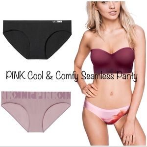2 PINK Cool & Comfy Seamless Panty